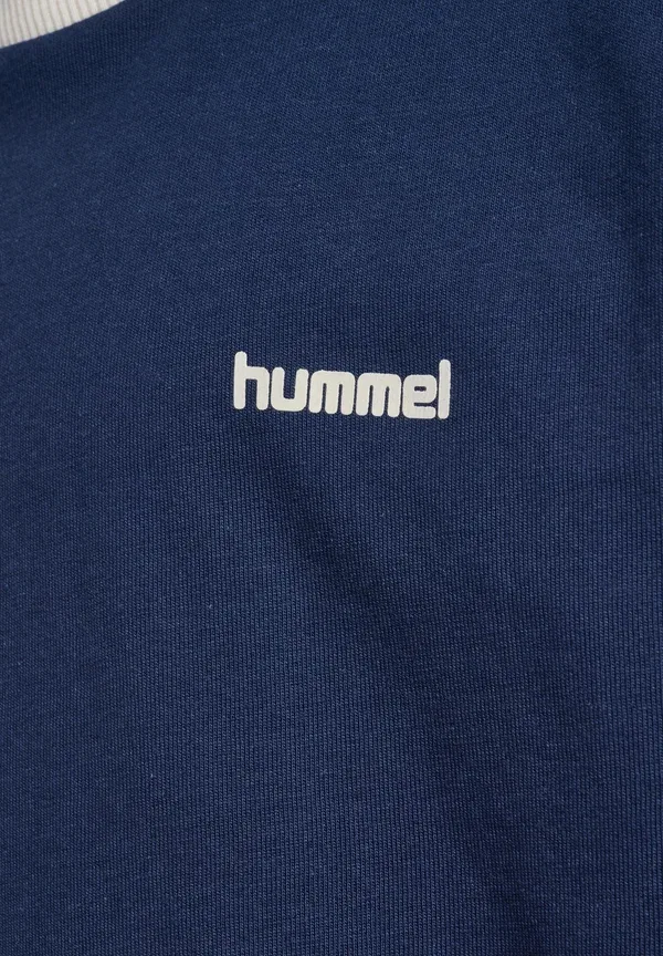 Футболка Hummel Hmljr loose chevron t-shirt ss print t-shirt, темно-синий — фото 3
