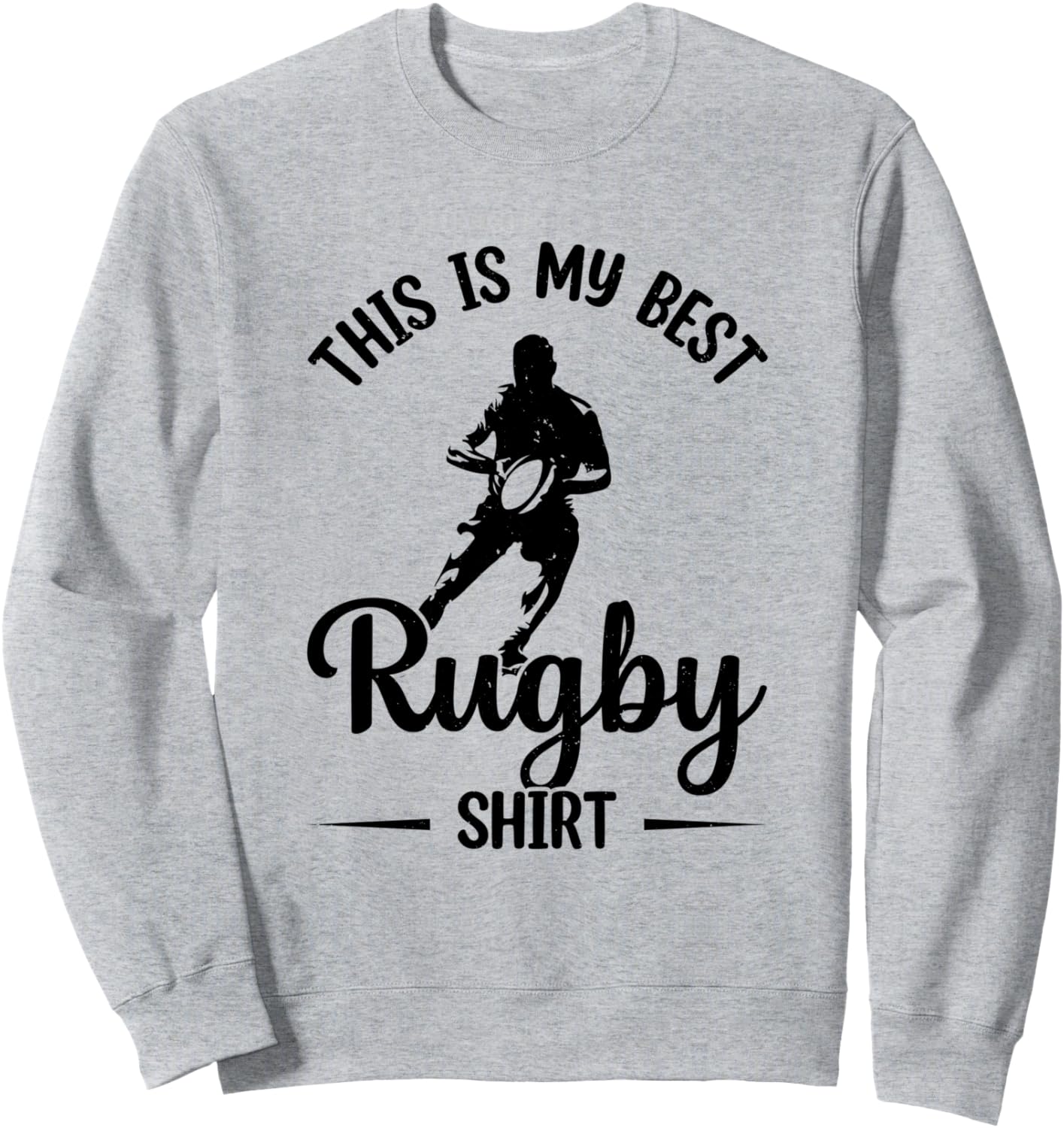 

Это моя лучшая толстовка для регби, толстовка для регбиста Funny Rugby Quotes Rugby Season, серый