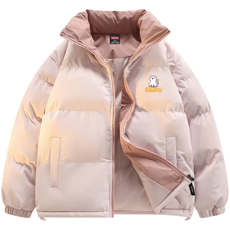 Детское пуховик с воротником-стойкой BALENO, Pink