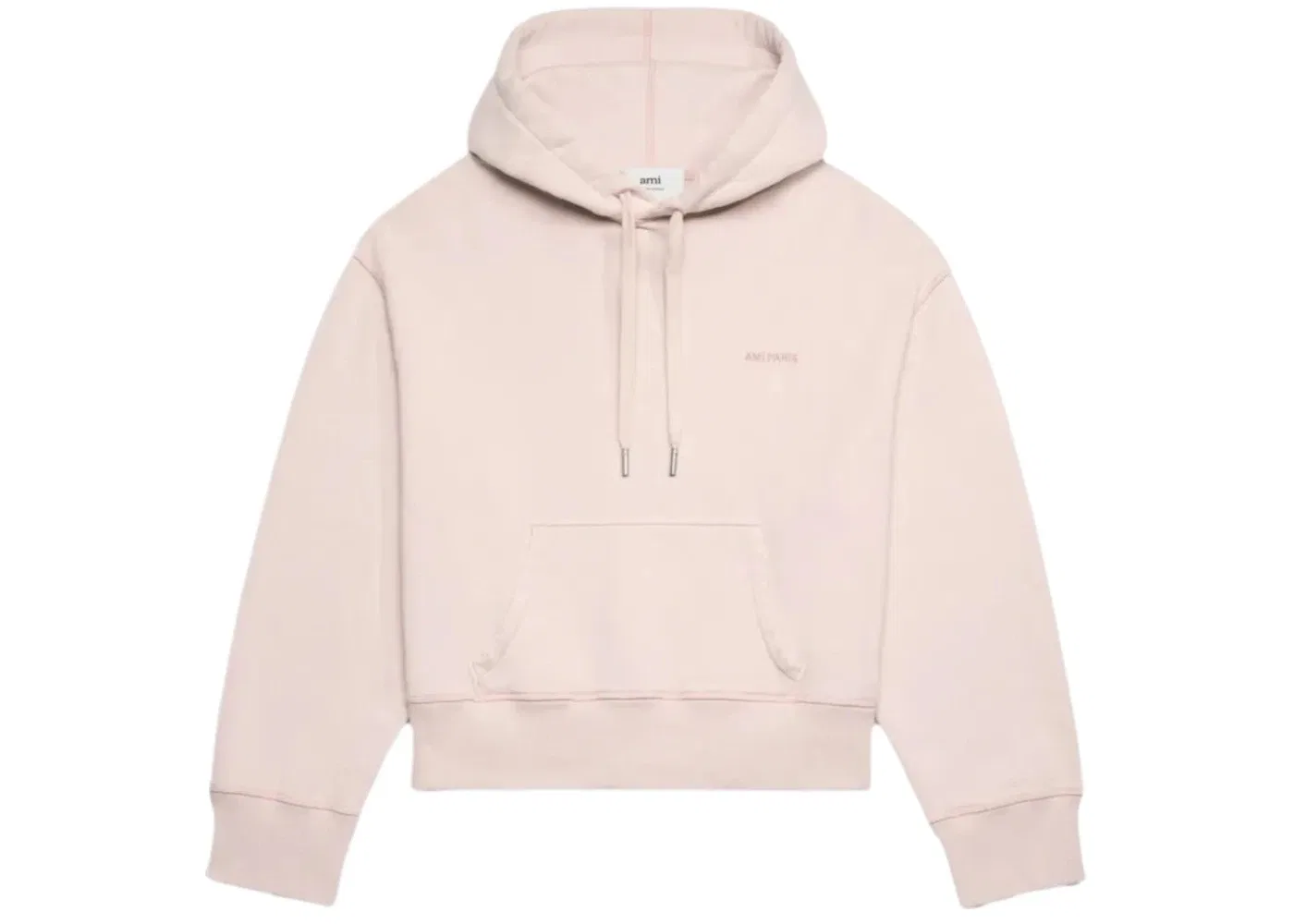Унисекс худи с логотипом Ami Paris, Pink