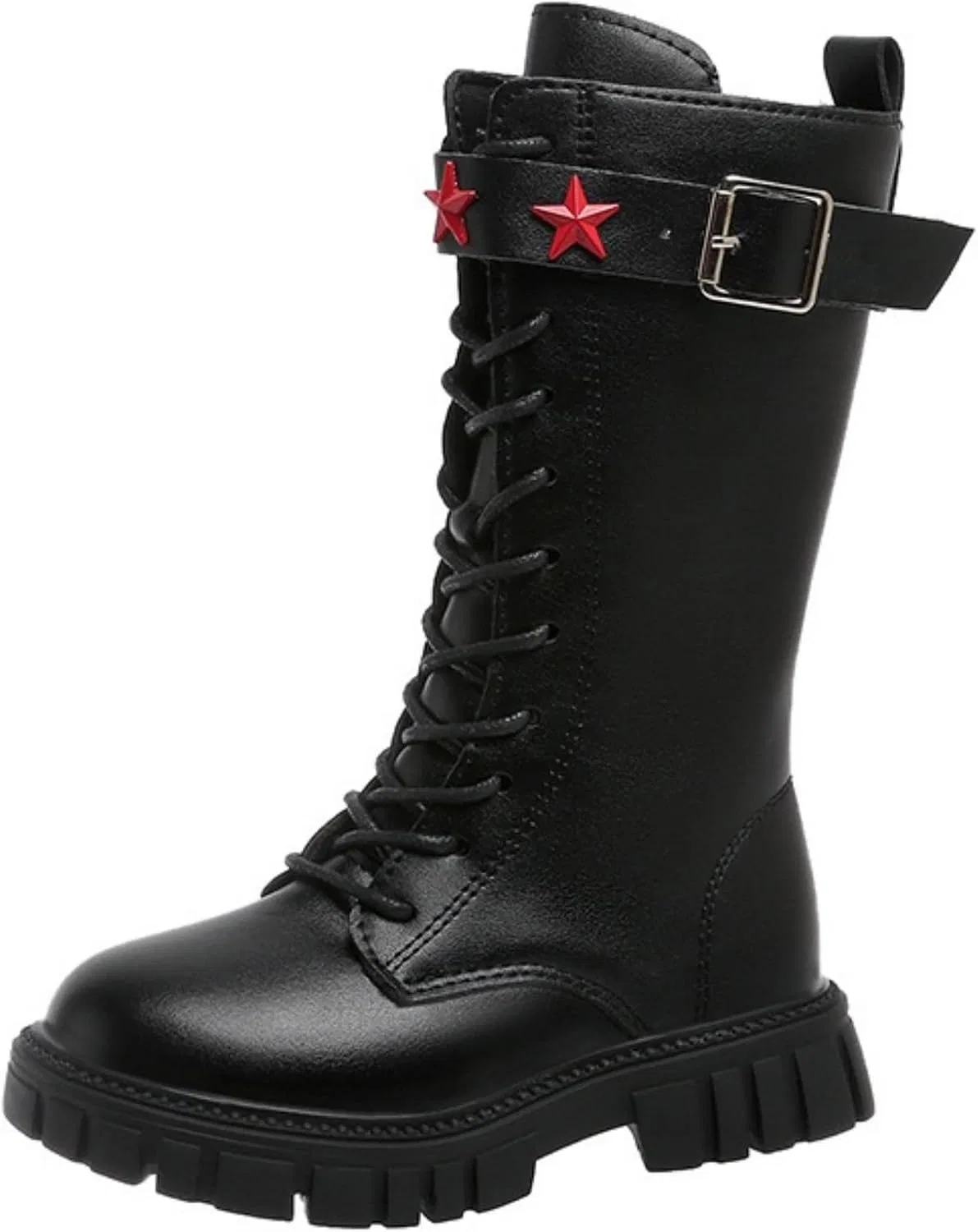 Детские ботинки для девочек с принтом, модель Girls Waterproof Riding Boots, Black