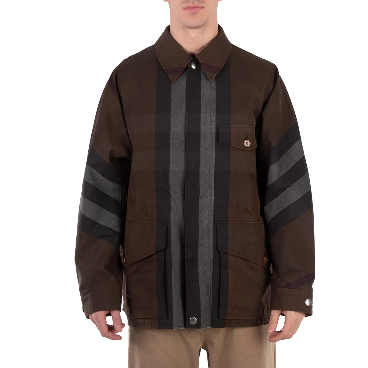 Куртка-полевка Burberry Dark Birch Brown Check