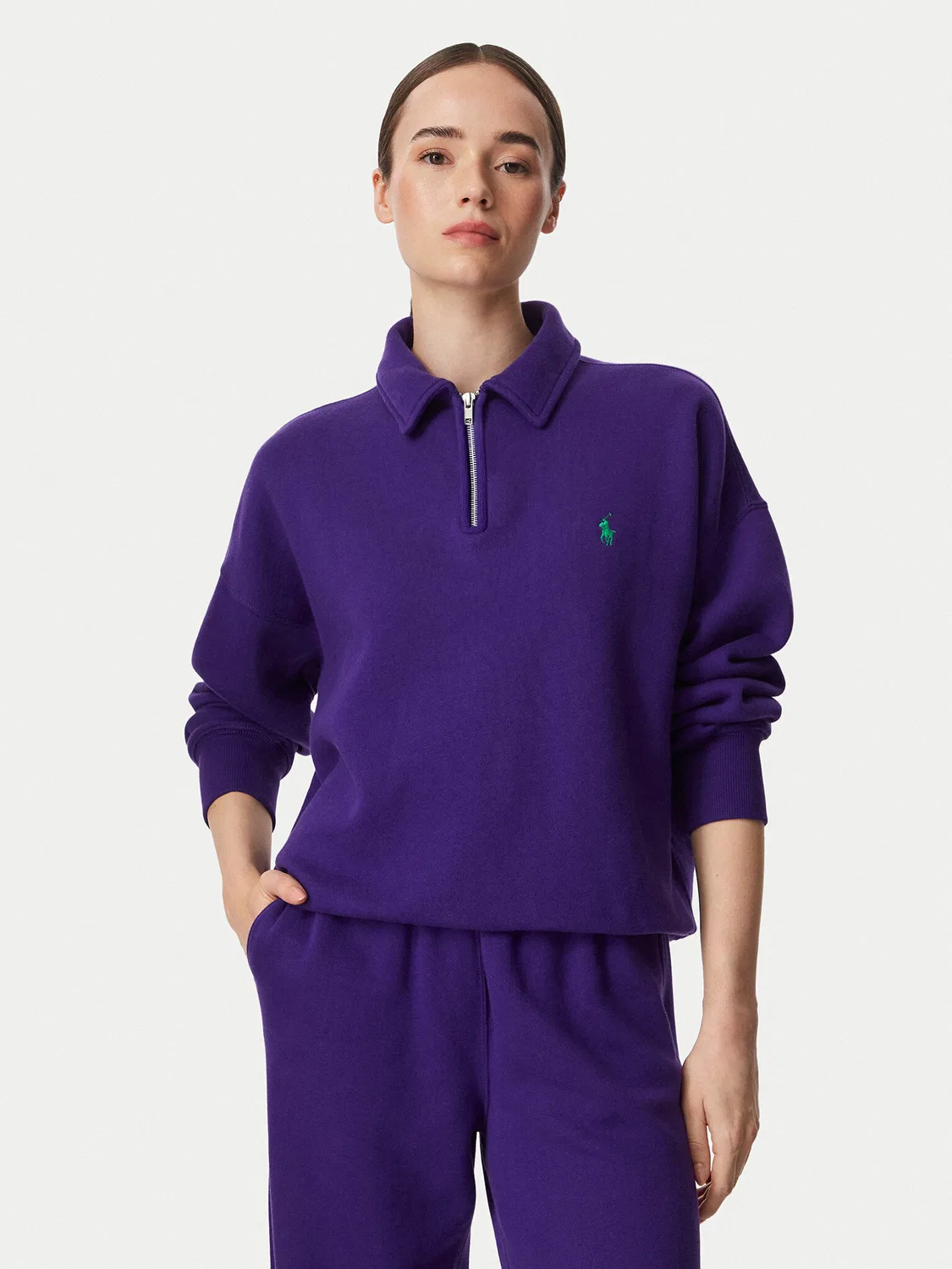 Женская толстовка стандартного кроя Polo Ralph Lauren, фиолетовый
