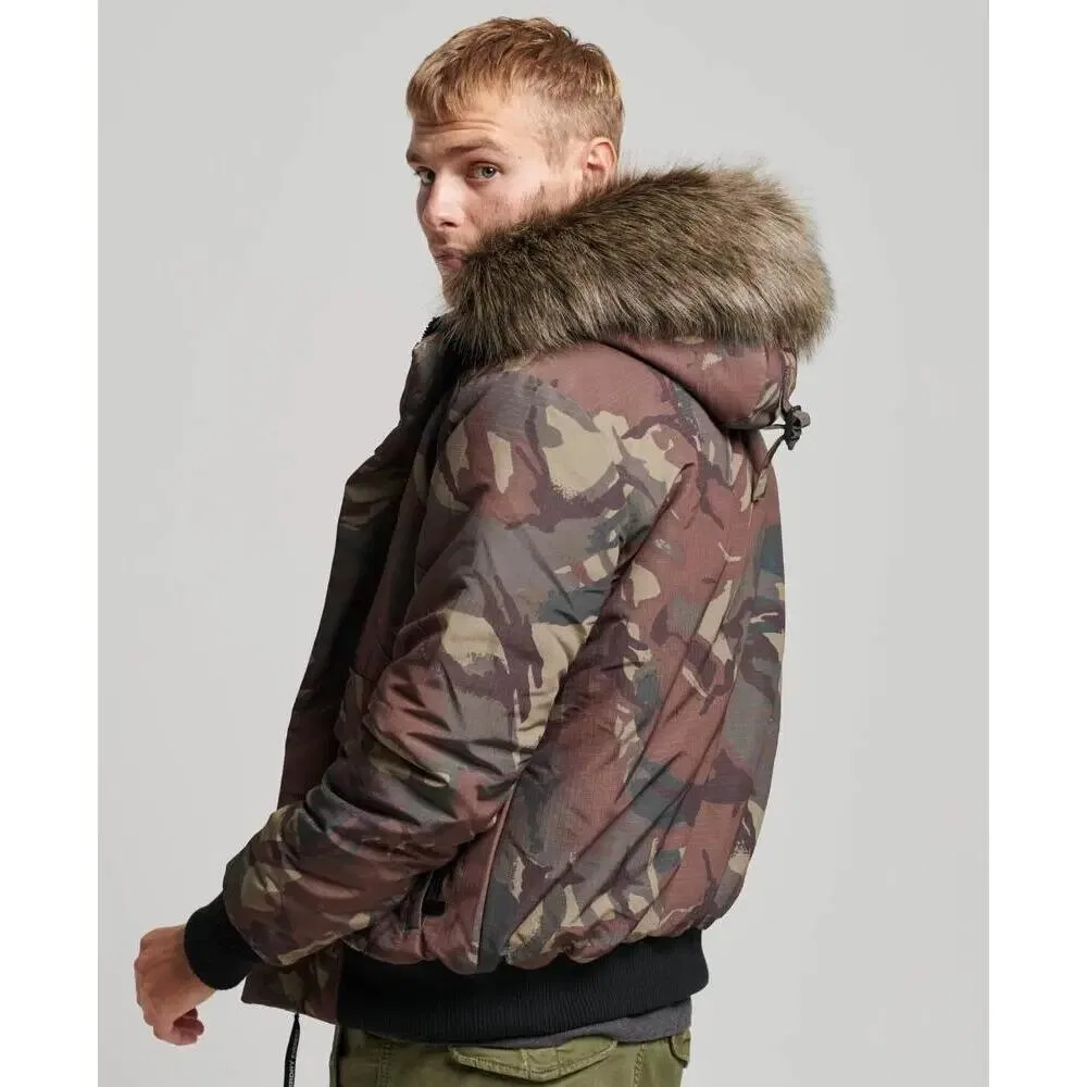 Мужская утепленная куртка Everest Superdry, Braun — фото 4