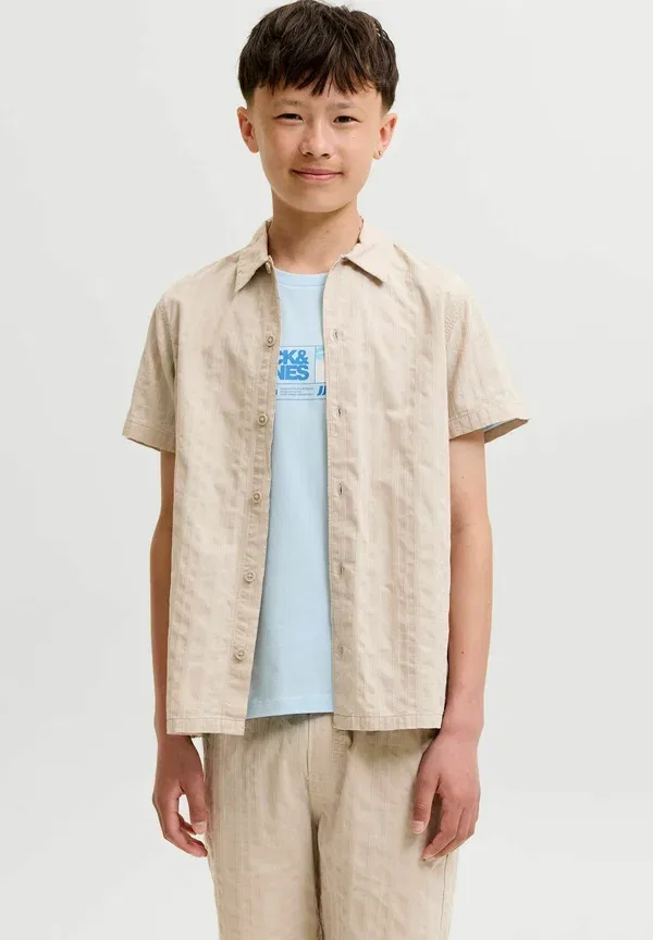Детская рубашка Jack & Jones Junior, серый — фото 2