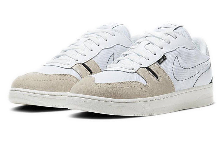 Кроссовки для скейтбординга Nike Squash Type, белый/бежевый — фото 3