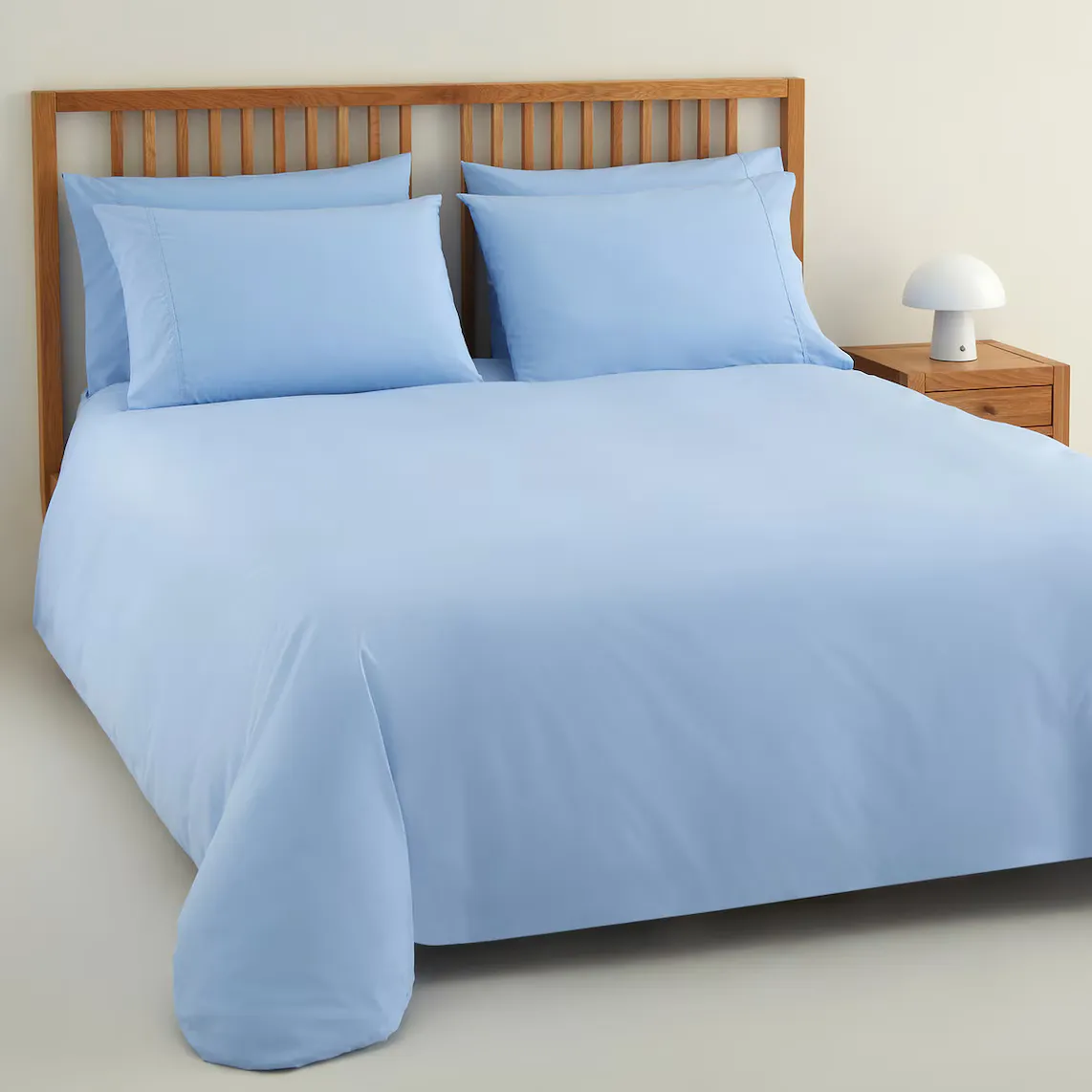 

Пододеяльник Essential Percale, хлопок, 180 ниток El Corte Inglés, синий