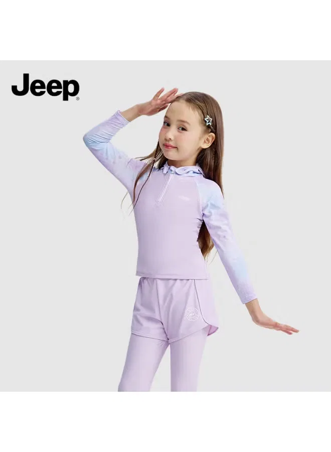 Купальный костюм с защитой от солнца комплект купальников Jeep, фиолетовый