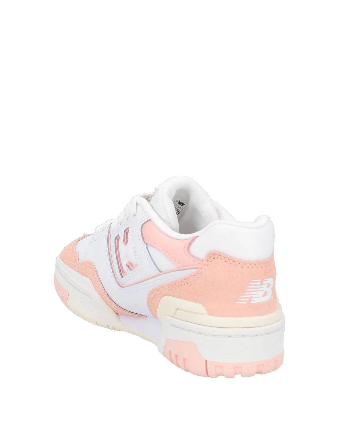 Детские кроссовки для девочек с отделкой из замши 550 New Balance, светло-розовый — фото 3