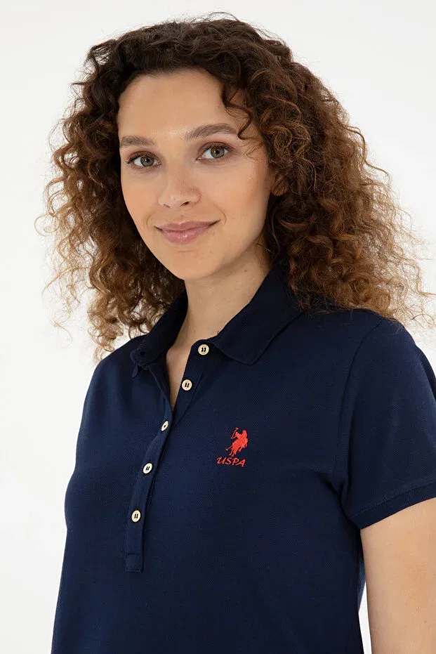 Женское платье-поло с коротким рукавом хлопковое U.S. Polo Assn., 164809 — фото 2