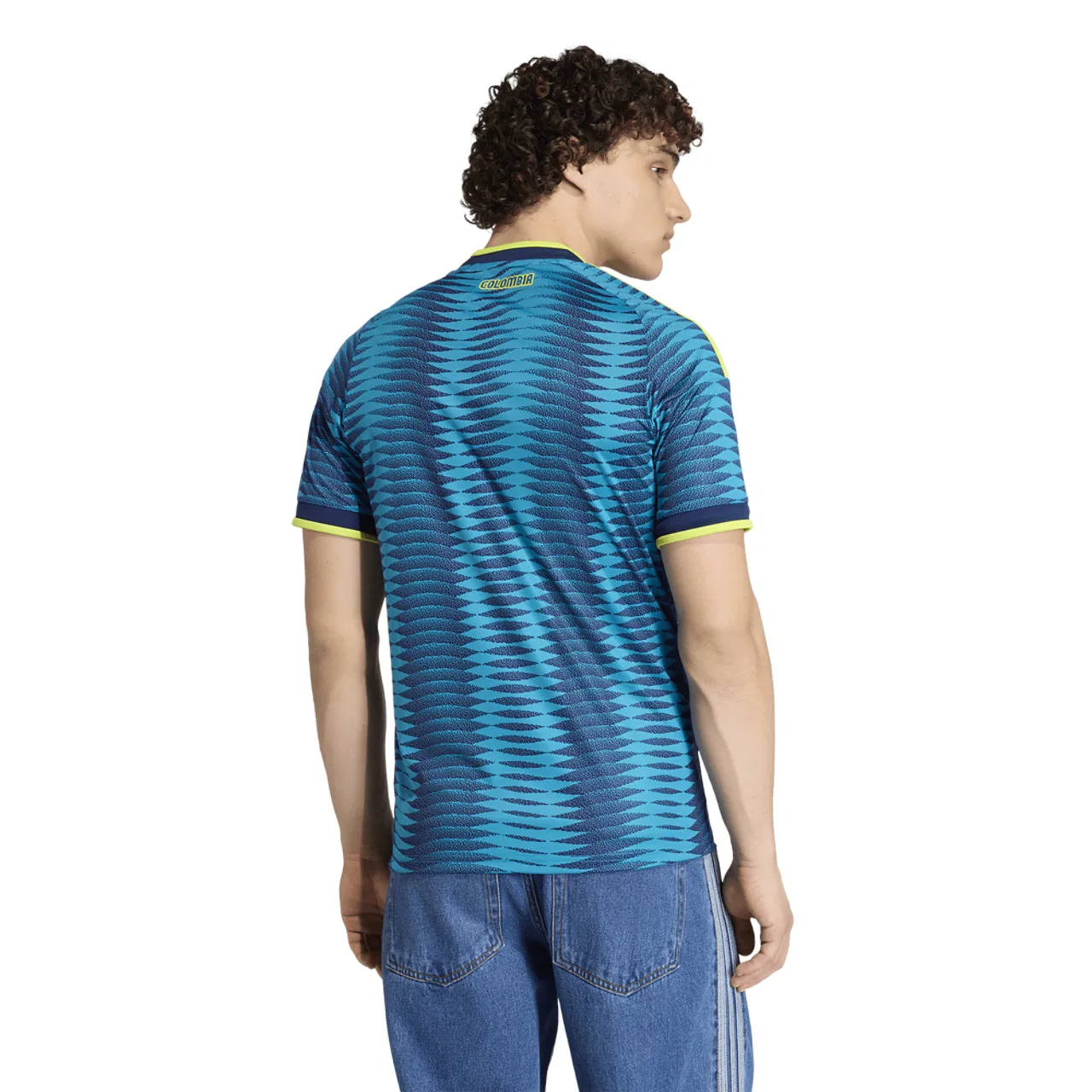 Футбольная джерси мужская Colombia 26 Away Adidas, синий — фото 4