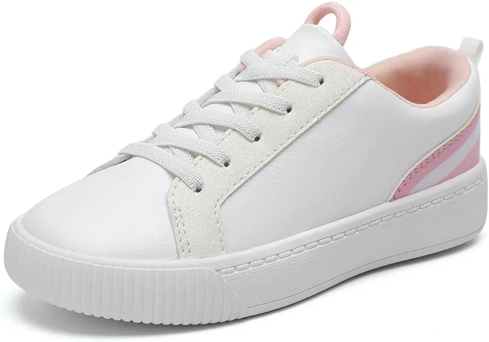 Детские кроссовки для девочек белые HOMEHOT, White Pink