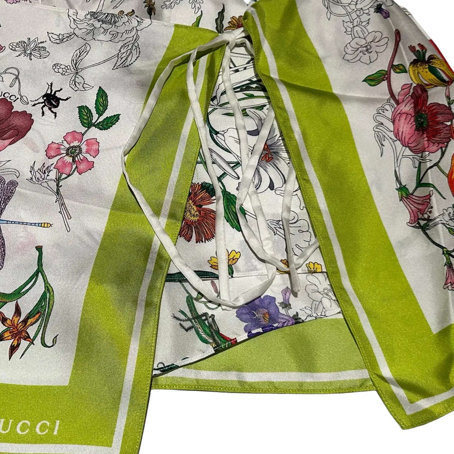 Юбка GUCCI Короткая повседневная, Отрезной ярлык размера, Multicolor — фото 4