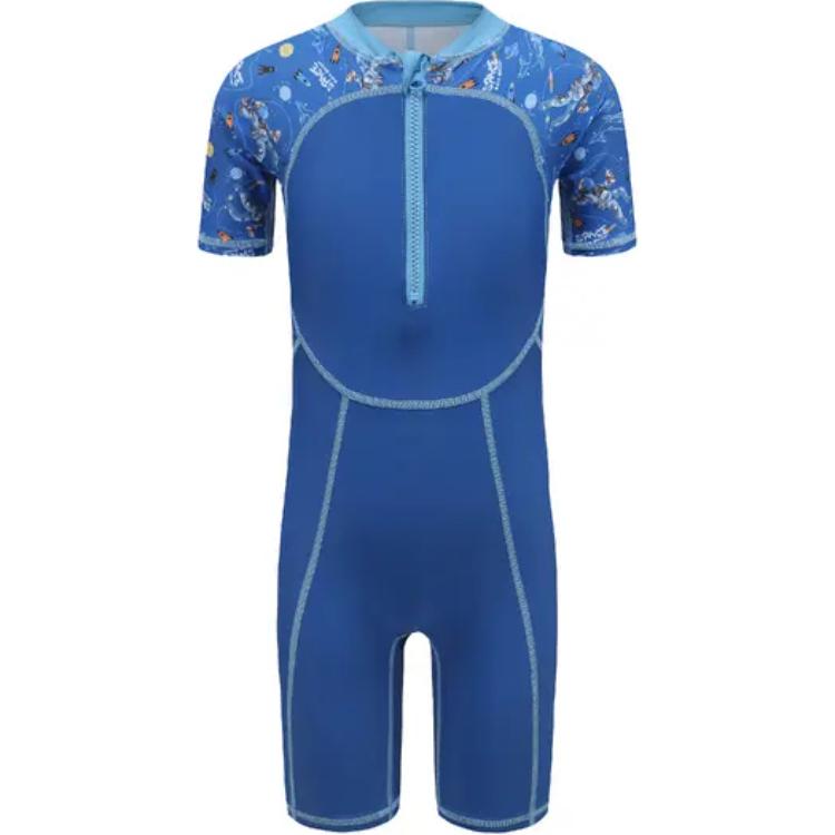

DECATHLON Комбинезон Shortyswim 100, королевский синий/синий, детский