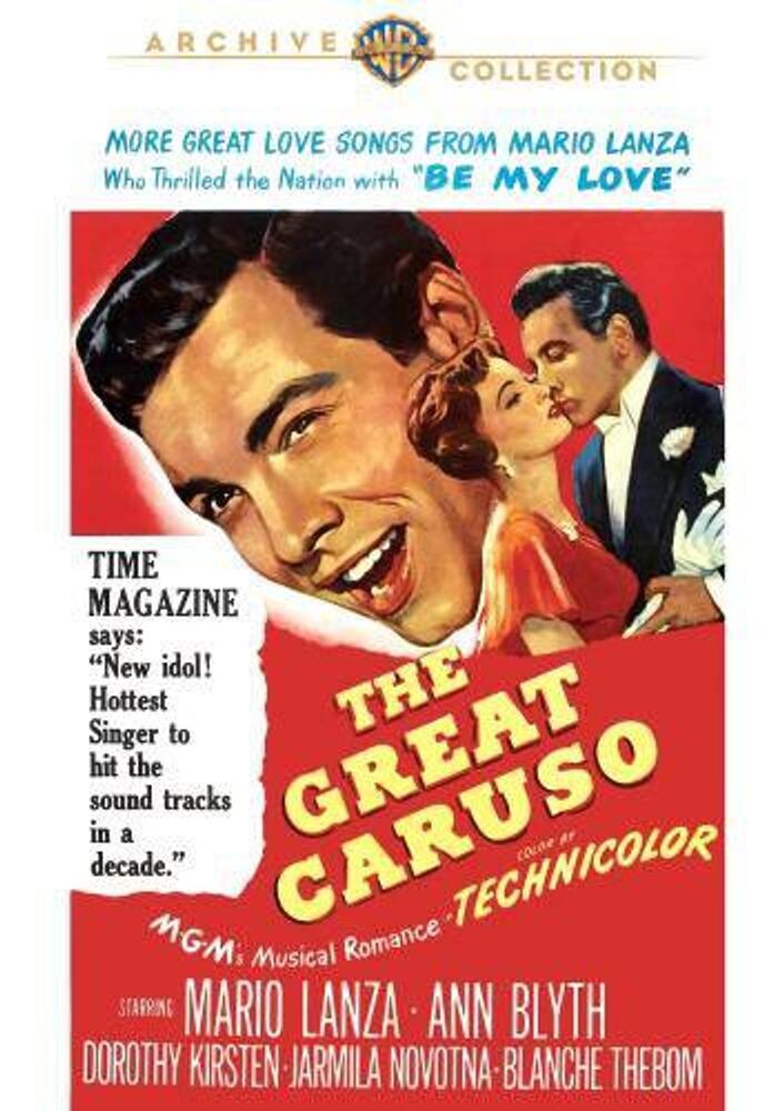 

Диск DVD The Great Caruso [1951] [Manufactured On Demand]
