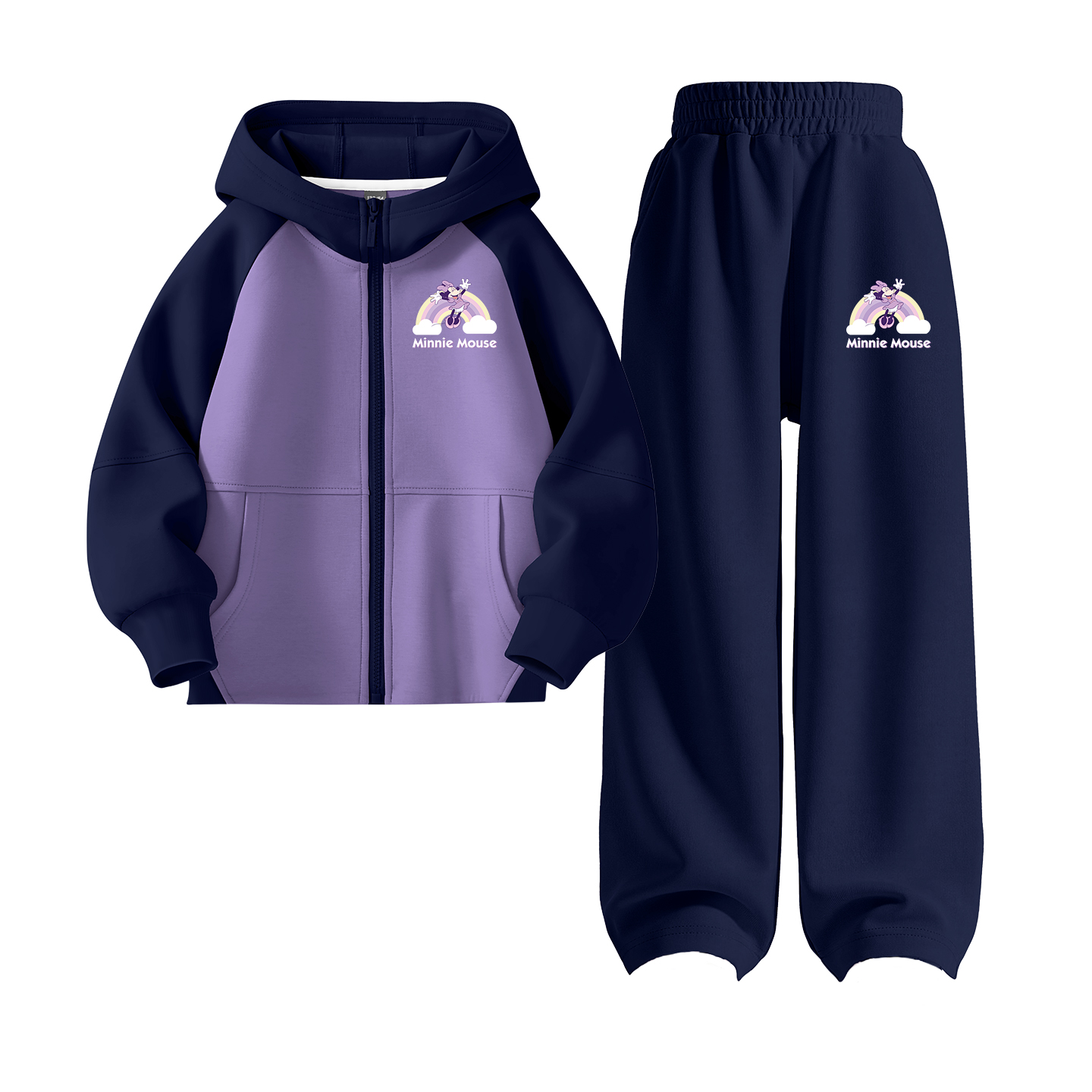 

Детская повседневная спортивная одежда Disney, фиолетовый