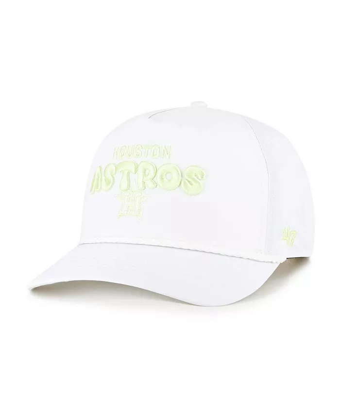

Женская белая кепка Houston Astros Bright Side Adjustable Hitch '47 Brand