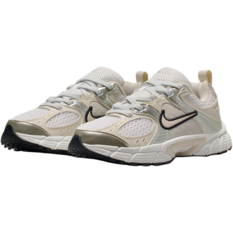 Детские кроссовки V5 RNR с низким верхом, устойчивые к истиранию и дышащие Nike, белый/бежевый — фото 3