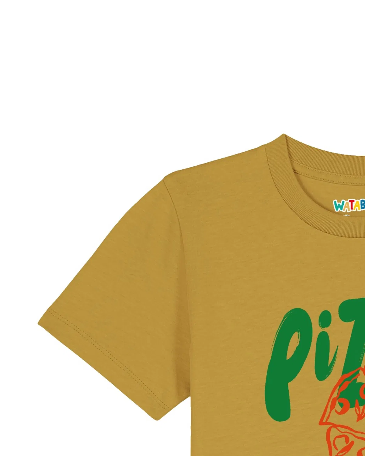 Футболка 'Pizza' Watabout.Kids, Yellow — фото 3