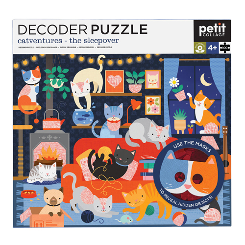 

Пазлы Decoder Puzzle: Catventures – The Sleepover