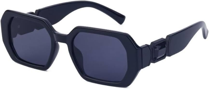 

Солнцезащитные очки восьмиугольной формы с кристаллами для женщин, украшенные стразами, роскошные модные солнцезащитные очки маленького прямоугольного размера generic, C1 Black Gray