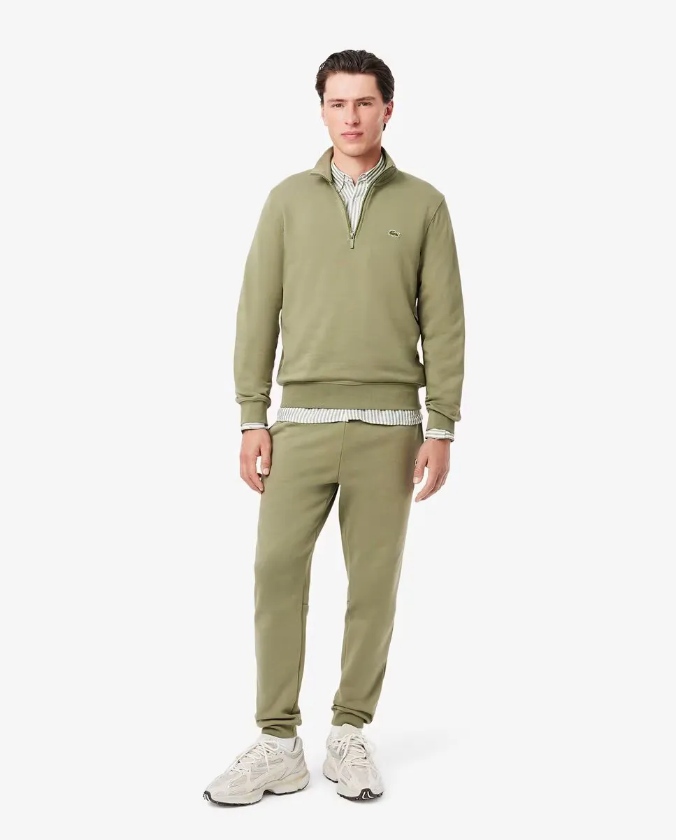 

Мужские спортивные брюки с отделкой логотипом Lacoste, военный зеленый