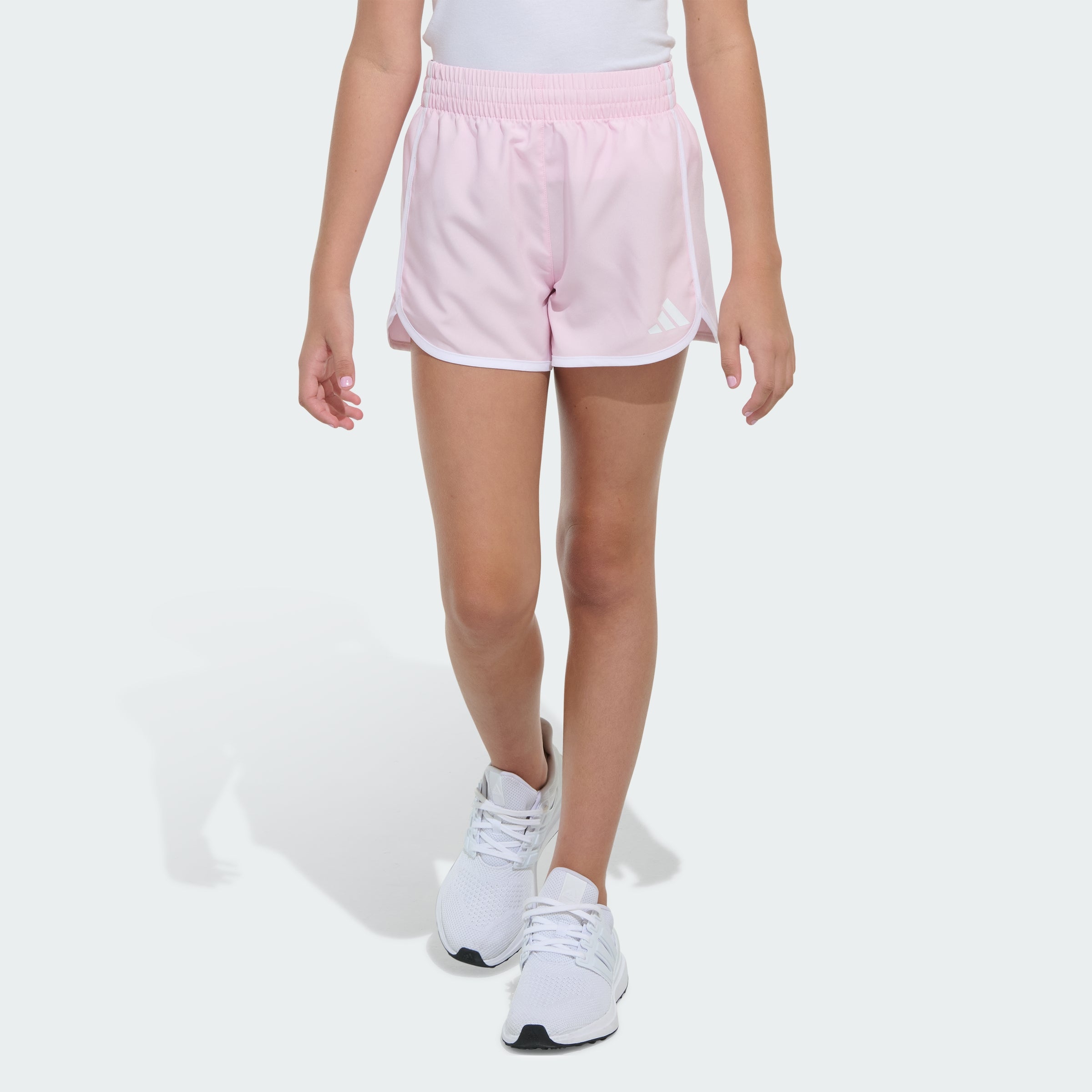 

Детские шорты Adidas Adidas с эластичной резинкой и кантом, розовый
