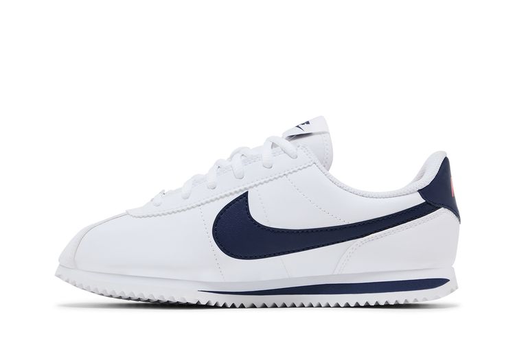 Кроссовки Cortez Basic SL GS 'White Neutral Indigo', белый — фото 3