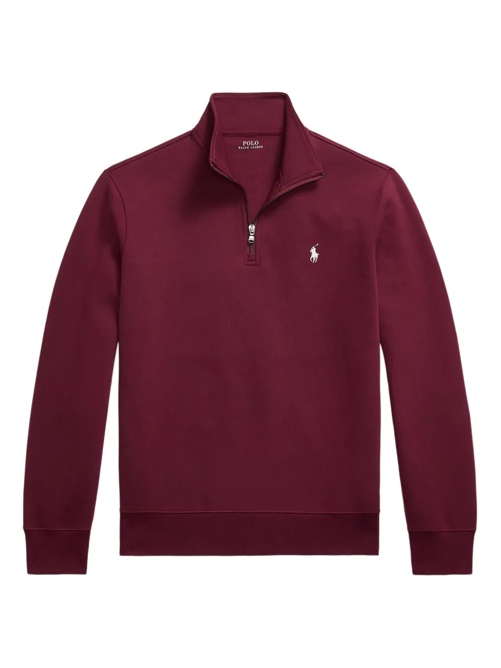 

Хлопковая толстовка с застежкой-молнией на половину длины POLO RALPH LAUREN, розовый