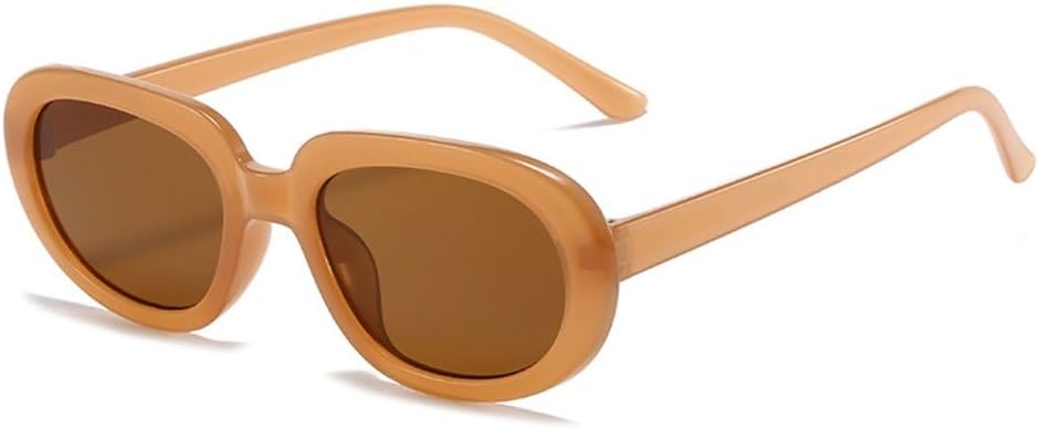 

Винтажные овальные солнцезащитные очки для женщин, маленькие овальные солнцезащитные очки в стиле ретро, ​​черные с красными линзами, женские защитные очки UV400 LOVQZAOF, Hd3