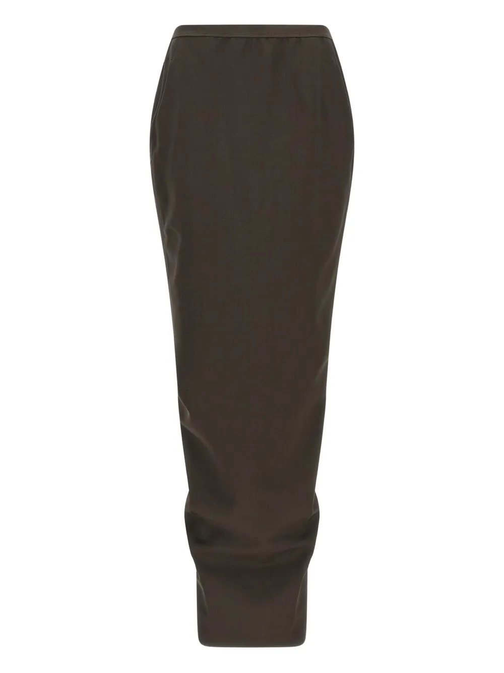 

Платье Crossover elastic-waistband skirt Rick Owens, серый
