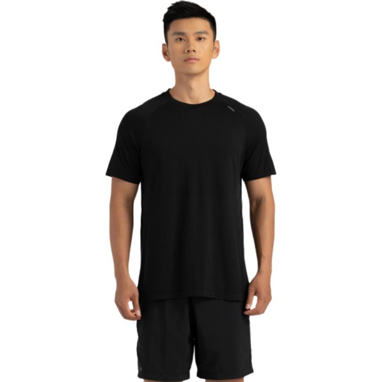 

DECATHLON Футболка мужская smoky black/graphite gray, Черный, DECATHLON Футболка мужская smoky black/graphite gray