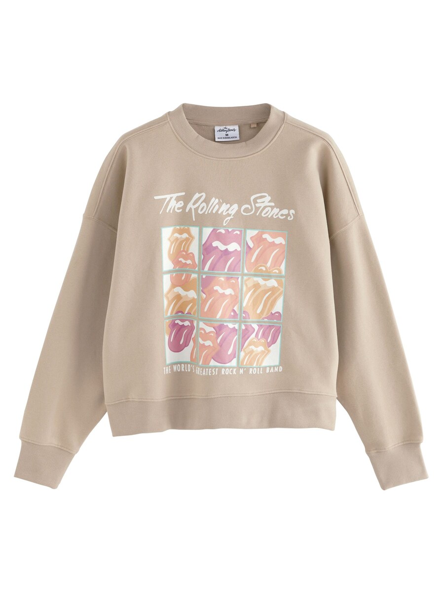 

Толстовка Next Rolling Stones License Summer Pastels, песочный