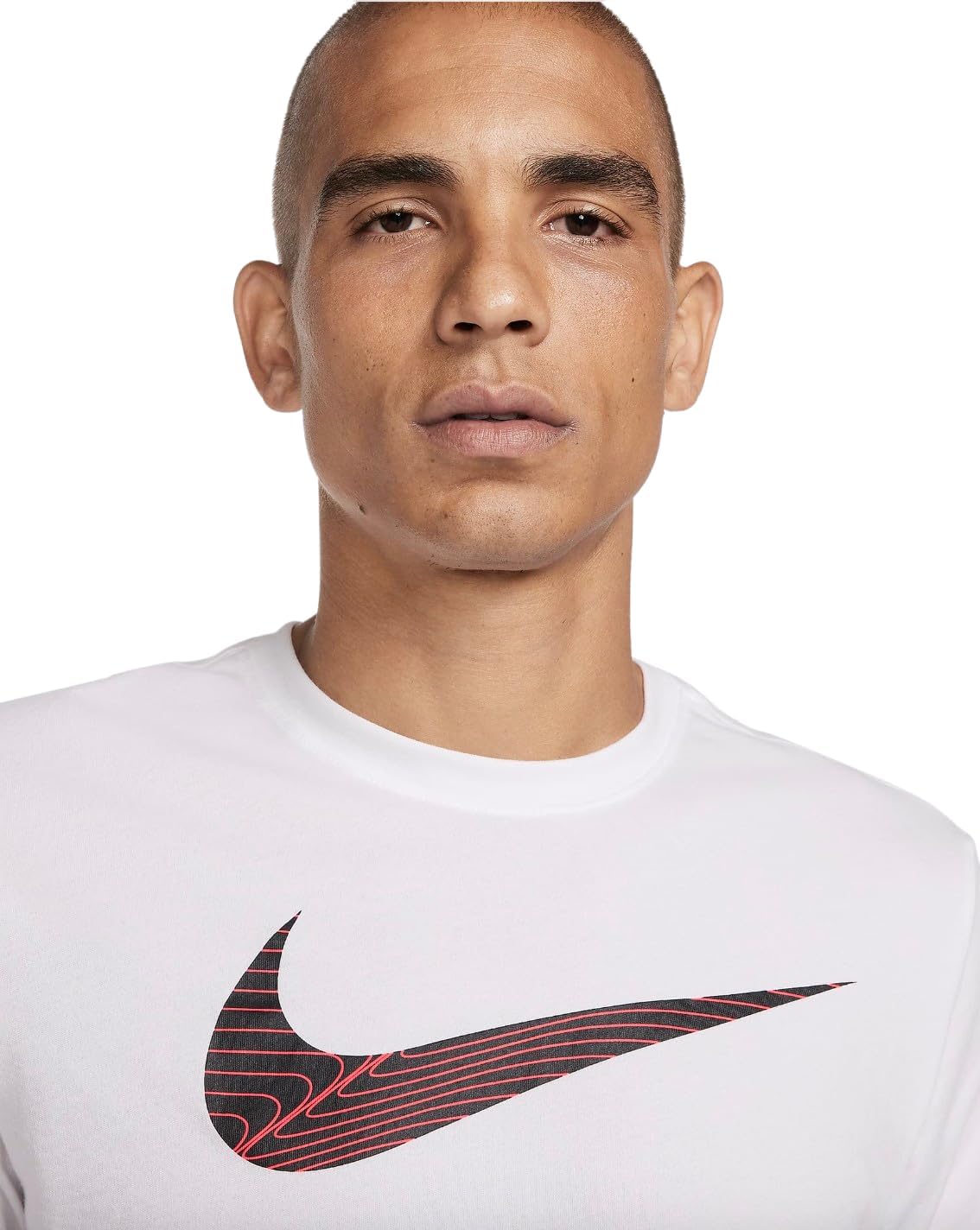 Мужская фитнес-футболка Nike Dri-FIT, White — фото 2