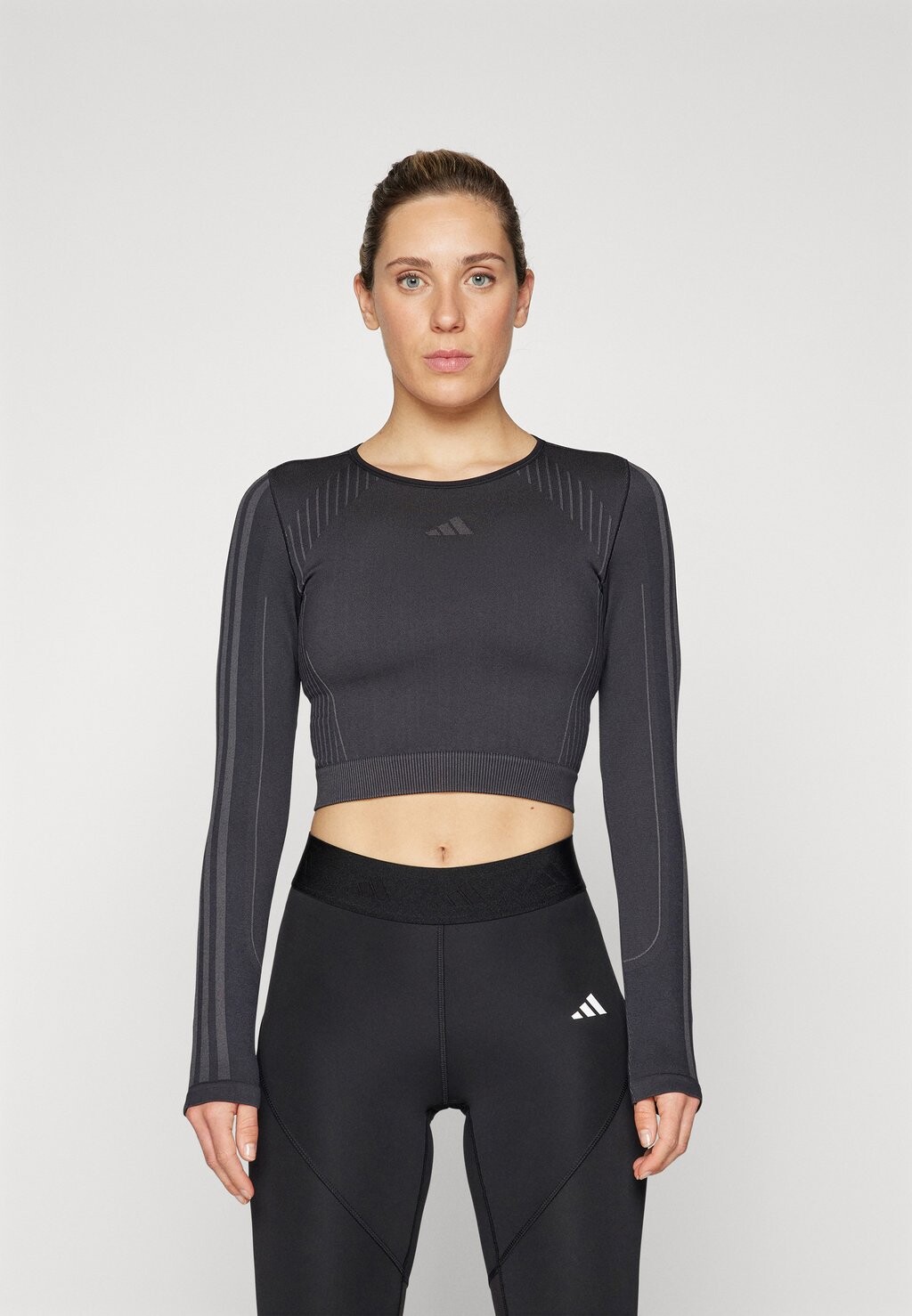 

Топ с длинными рукавами Long Sleeve adidas Performance, черный