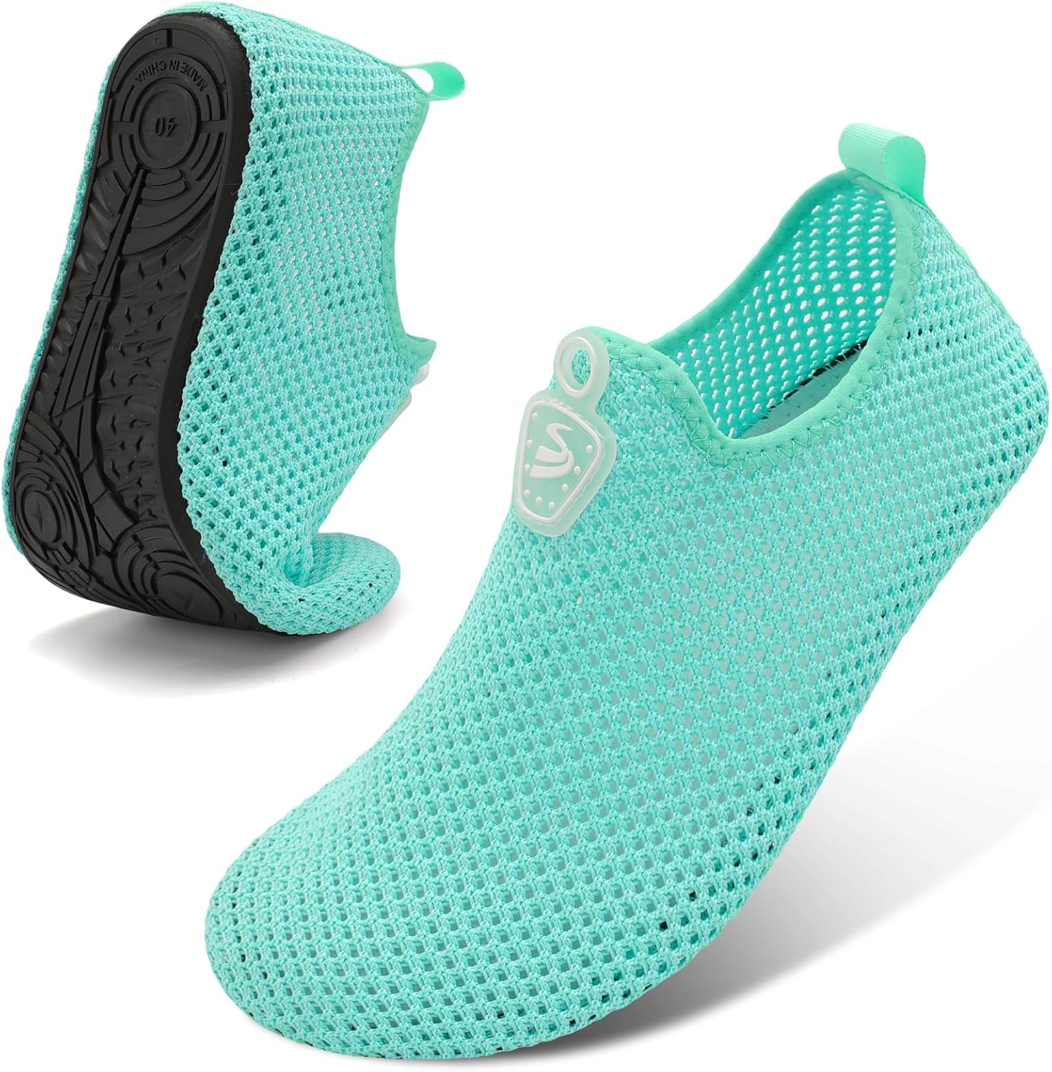 

Женские и мужские водные туфли Spesoul с быстрым высыханием, пляжные и для плавания, обувь-босоножки, акваноски, наружные носки для бассейна, реки и дайвинга, Ty4 Cyan