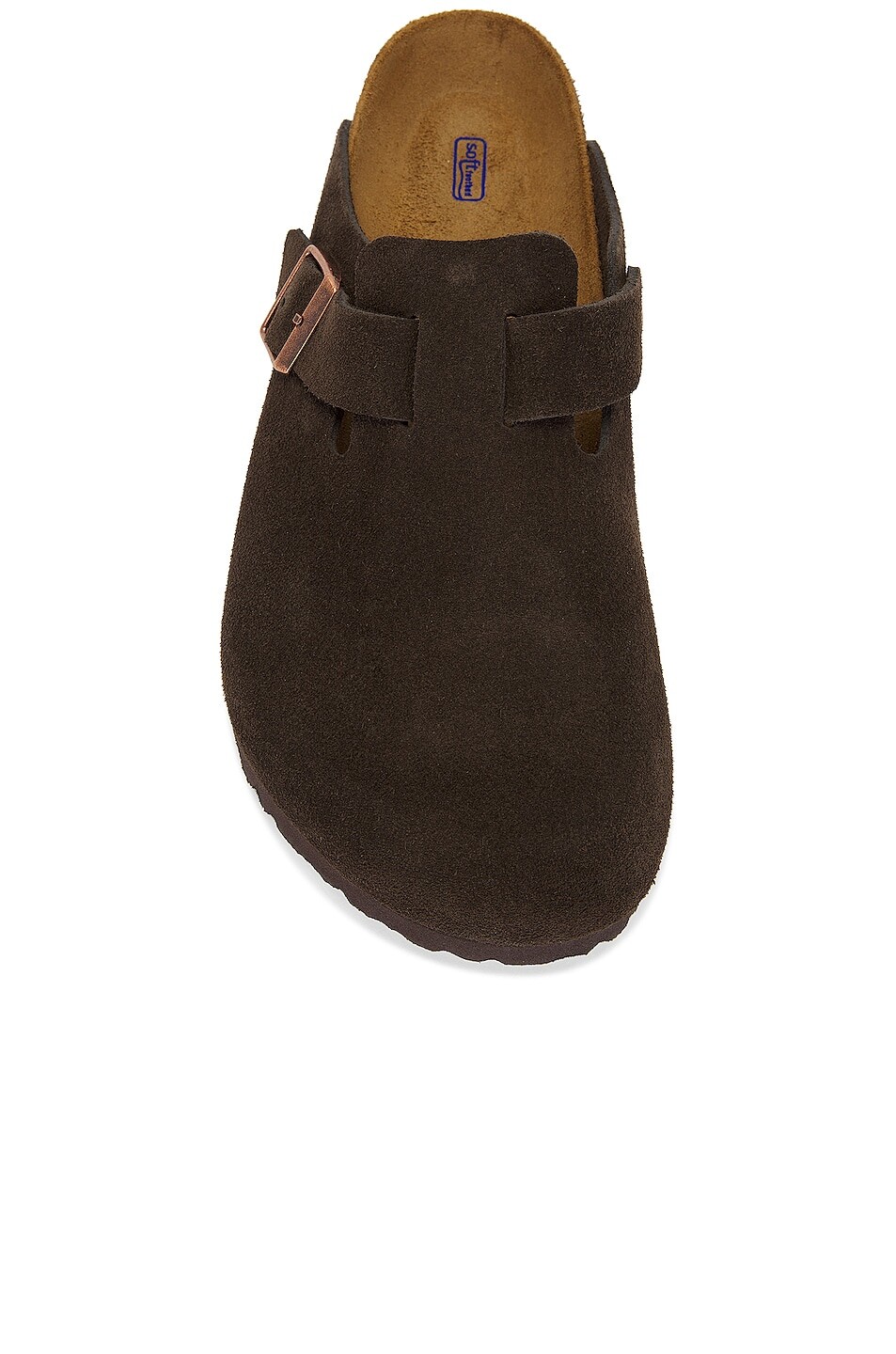 Шлепанцы мужские Boston Suede Birkenstock, цвет Mocha — фото 3
