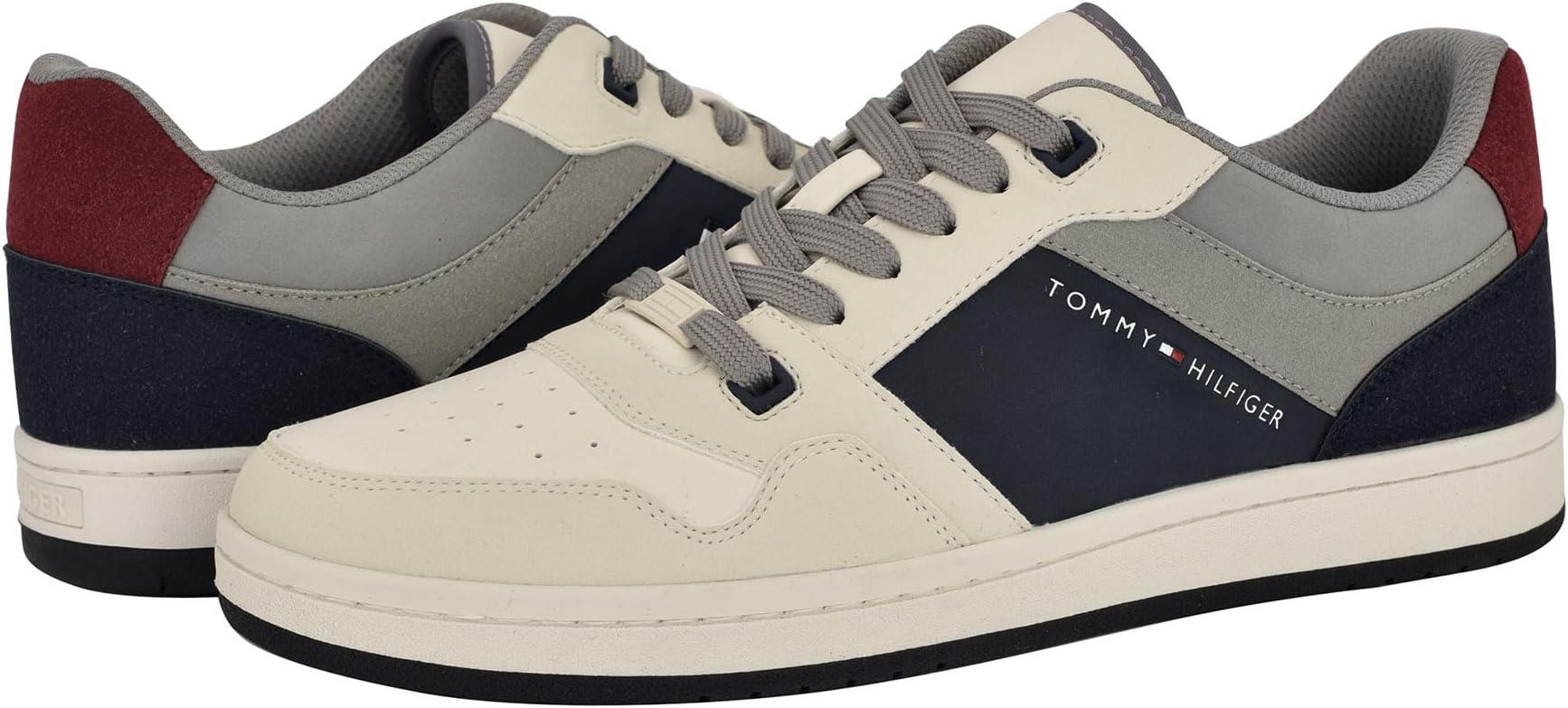 

Кроссовки Tommy Hilfiger Trane, цвет Light Grey/Cream Multi