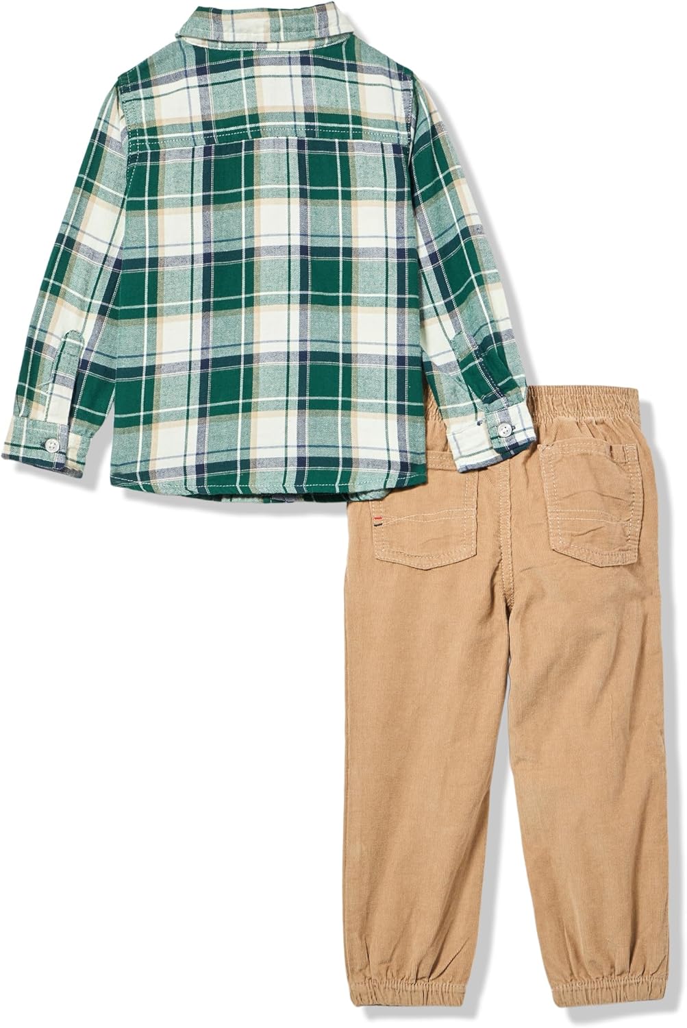 Комплект из двух тканых брюк Tommy Hilfiger для мальчиков, Plaid/Chinchilla — фото 3