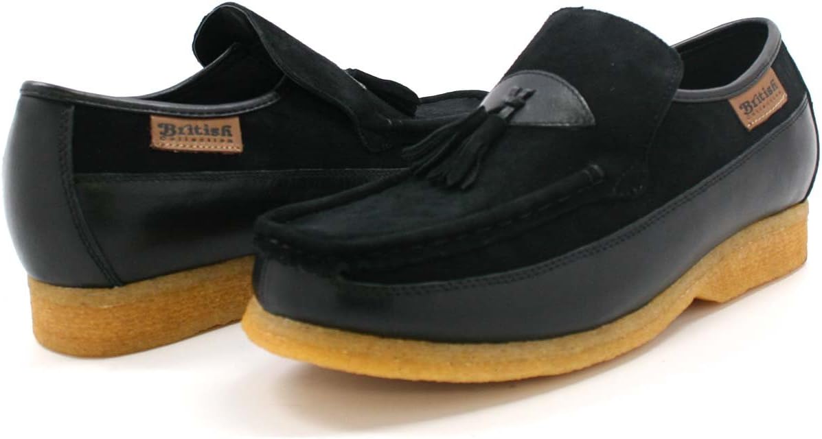 

Слипоны из черной замши British Collection