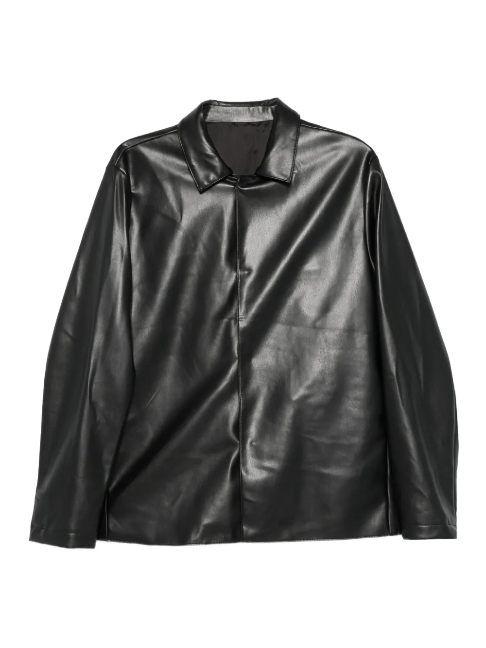 

Куртка с кожаным воротником Costumein, черный