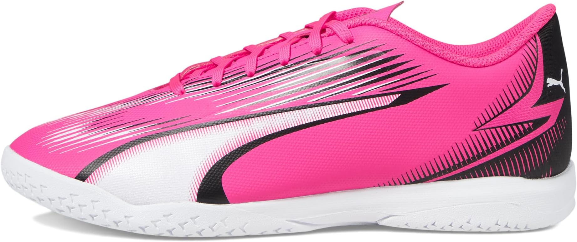 Кроссовки PUMA Ultra Play Indoor Training, цвет Poison Pink/PUMA White/PUMA Black — фото 4