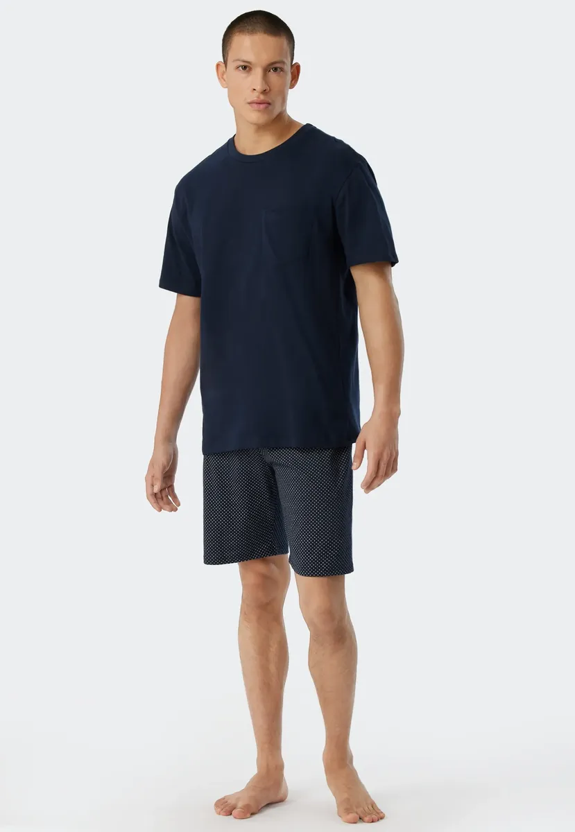 

Schiesser Shorty ""selected! premiumspiration"" (2 шт.), с круглым вырезом, синий