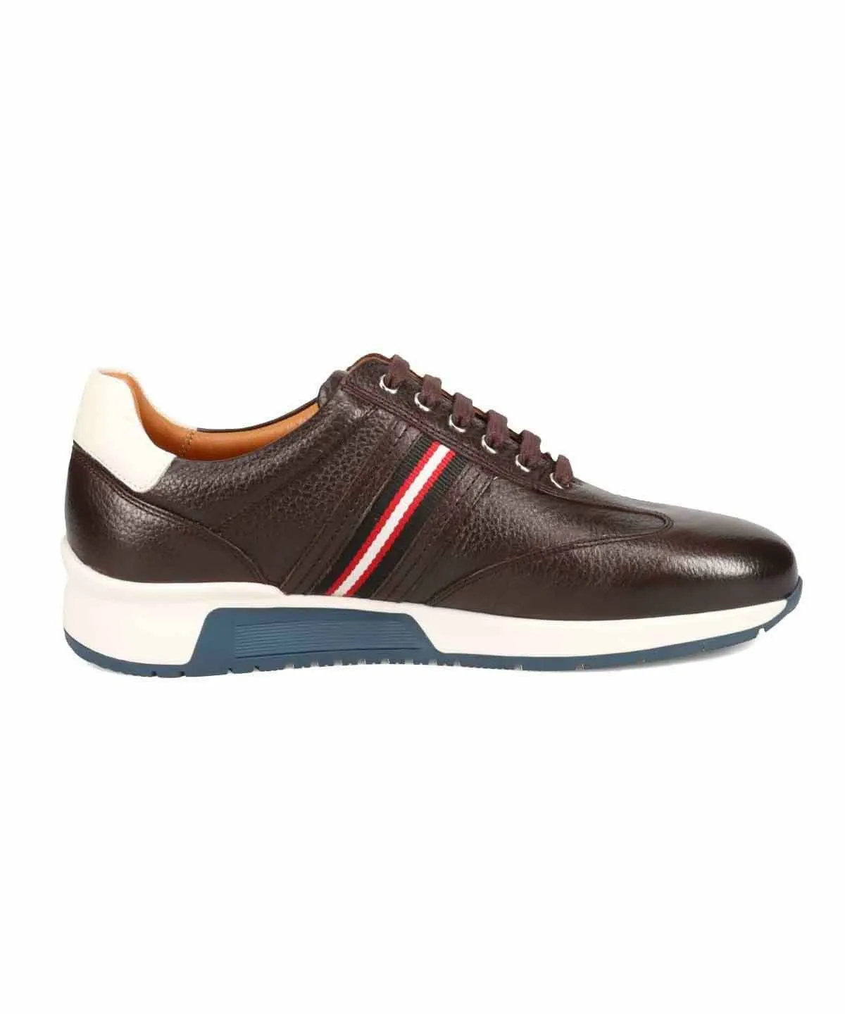 Спортивные кроссовки из мягкой кожи Lutecia, Dark Brown — фото 4