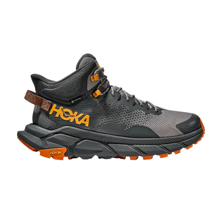 

Кроссовки HOKA Trail Code GORE-TEX 'Castlerock Persimmon Orange', серый