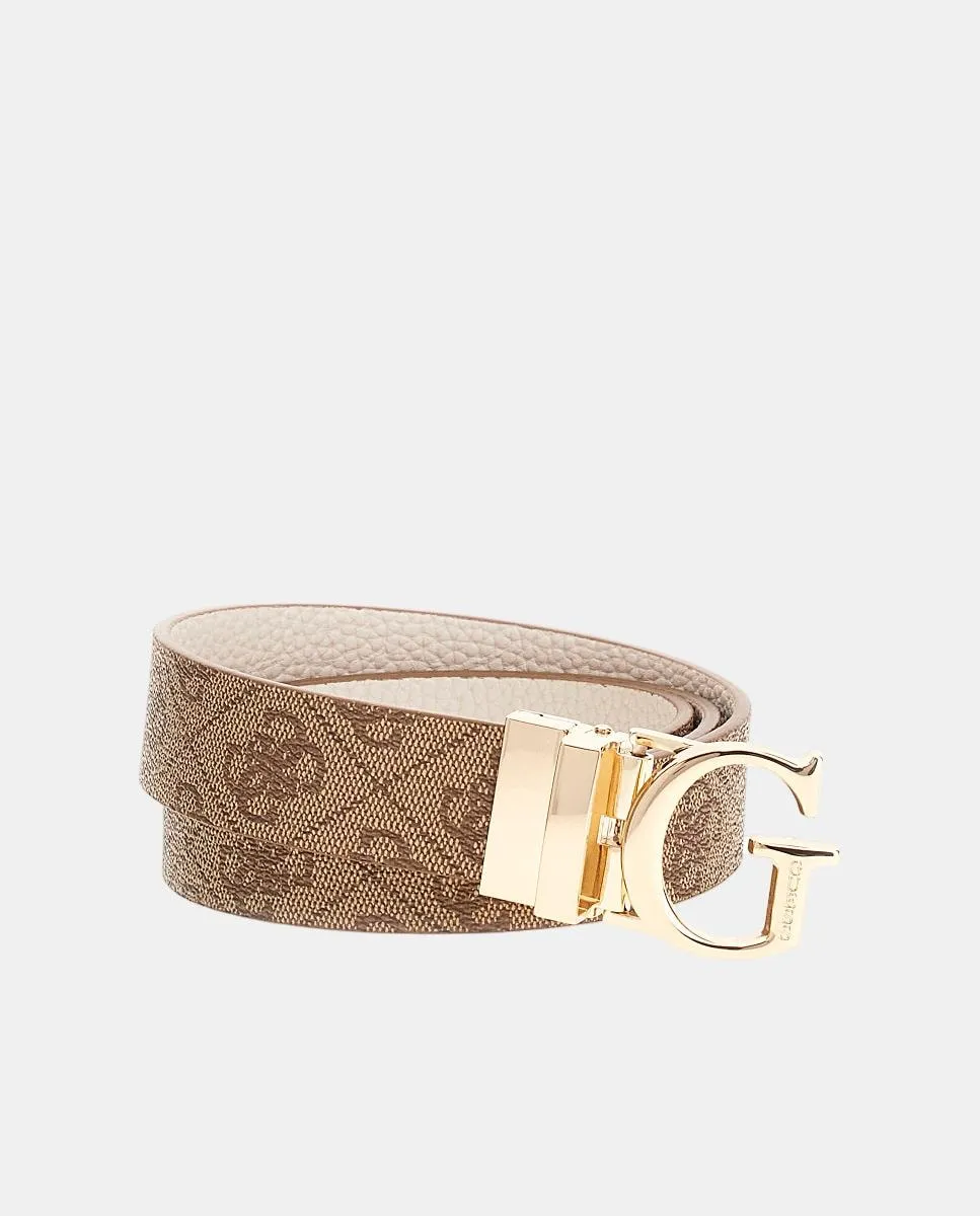 

Женский пояс Не регулируется с пряжкой G Guess, бежевый
