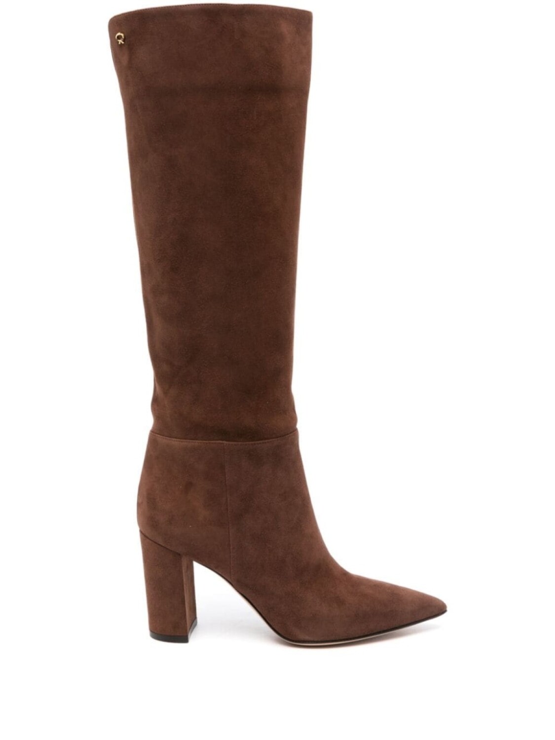 

Gianvito Rossi 85мм ботинки Piper, коричневый