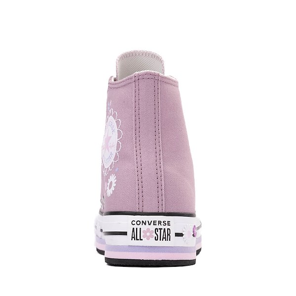 Кроссовки Converse Chuck Taylor All Star Lift Flower High-Top Sneaker, цвет Orchid — фото 4