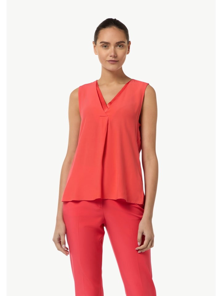 

Блуза comma Bluse ärmellos, красный