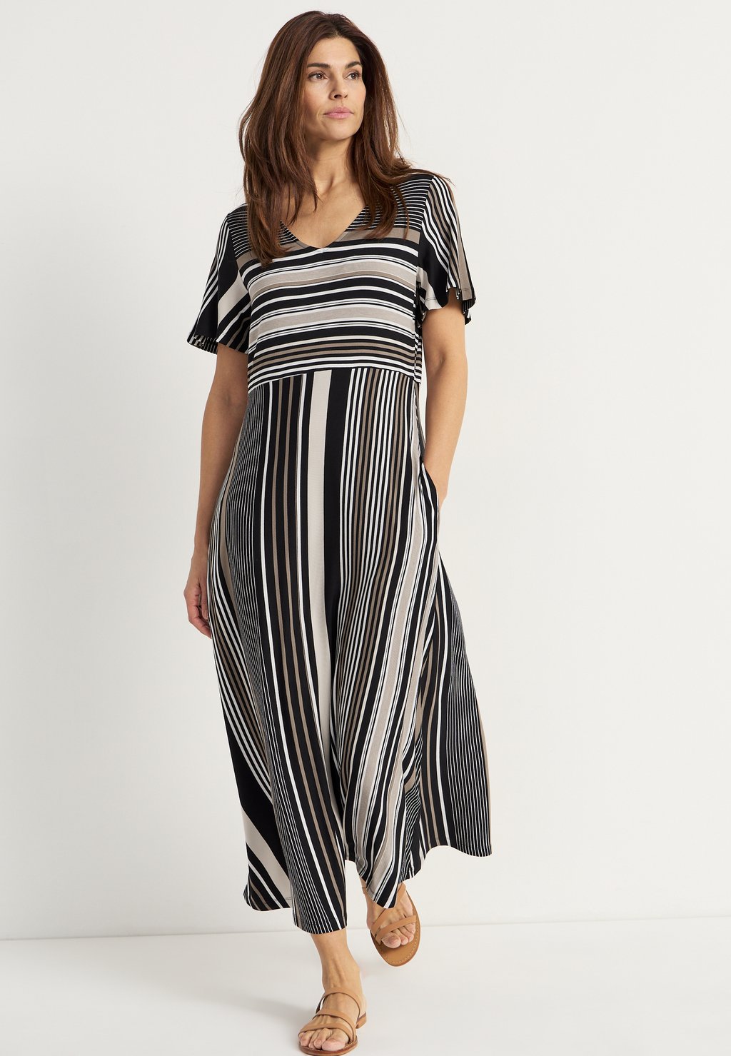 

Платье из джерси STRIPED - Maxi dress Cellbes of Sweden, черный